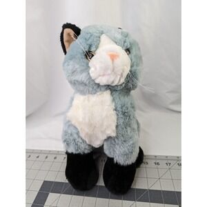 Gray Cat Plush Kitten Black Feet 13 Inch Tb Trading Co Stuffed Animal Toy